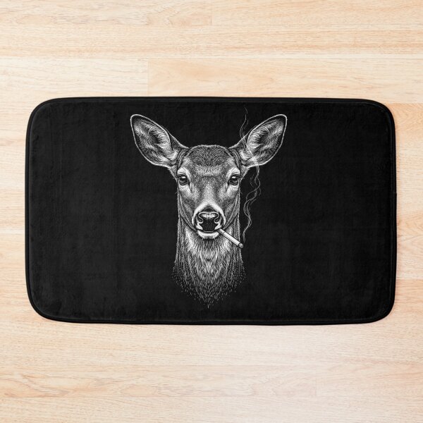 Item preview, Funny Deer Smoking Meme Animal Lover designed and sold by DoodleTortle.