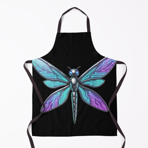 Item preview, Cyber-Dragonfly: Quantum Data Stream designed and sold by BGM by AI.