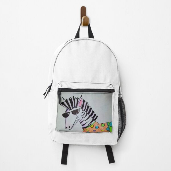 Item preview, Funky Zebra Cartoon designed and sold by ThoughtandDrawn.