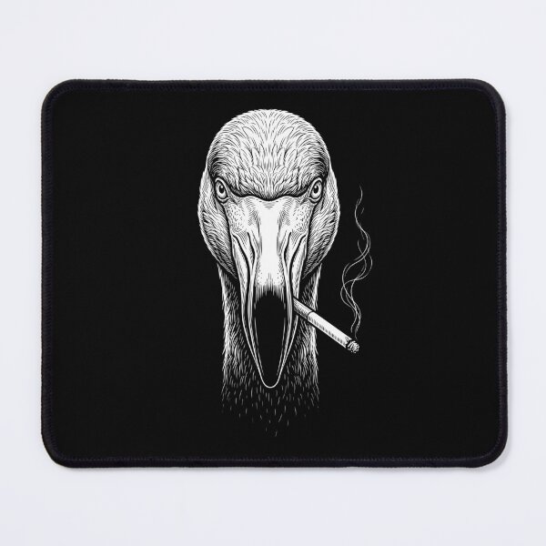 Item preview, Funny Flamingo Smoking Meme Animal Lover designed and sold by DoodleTortle.