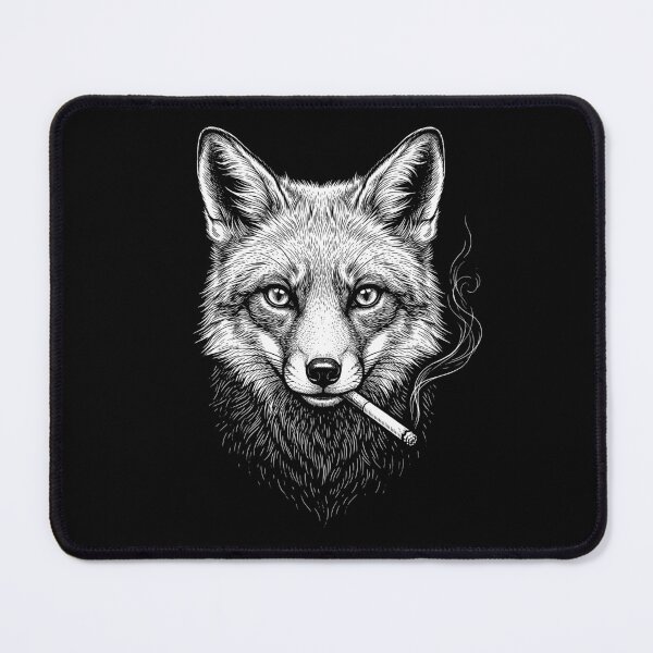Item preview, Funny Fox Smoking Meme Animal Lover designed and sold by DoodleTortle.