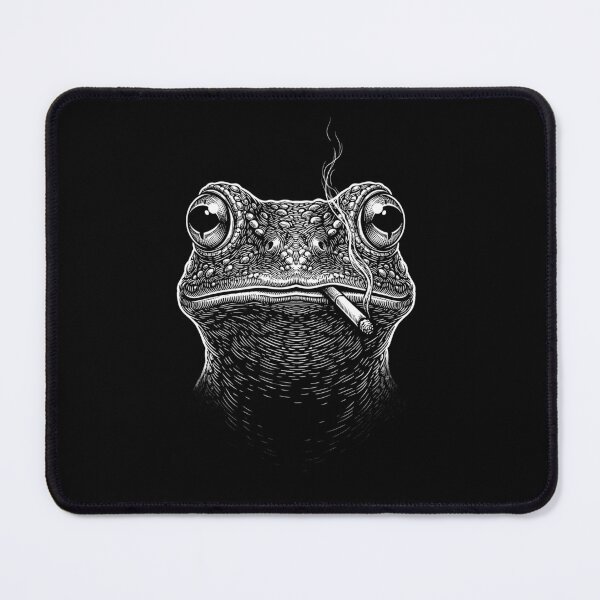 Artikelvorschau, Lustiges Frosch-Rauchen-Meme für Tierliebhaber entworfen und verkauft von DoodleTortle.