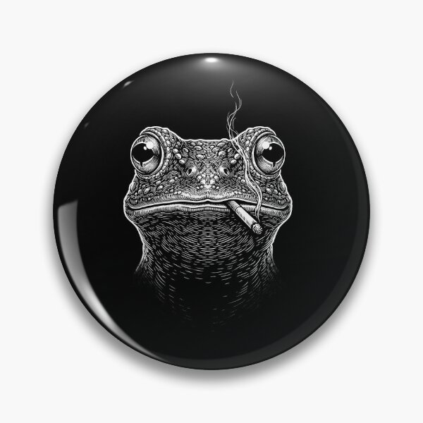 Artikelvorschau, Lustiges Frosch-Rauchen-Meme für Tierliebhaber entworfen und verkauft von DoodleTortle.
