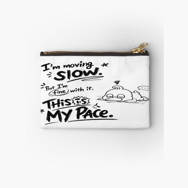 Item preview, Psyduck Lazy Duck Sweatshirt - My Pace Typography Illustration designed and sold by RADUQstudio.