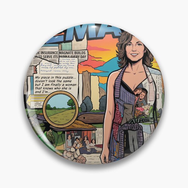 Item preview, The Me That Remains Retro Pop Art Collage Woman designed and sold by TopKult.
