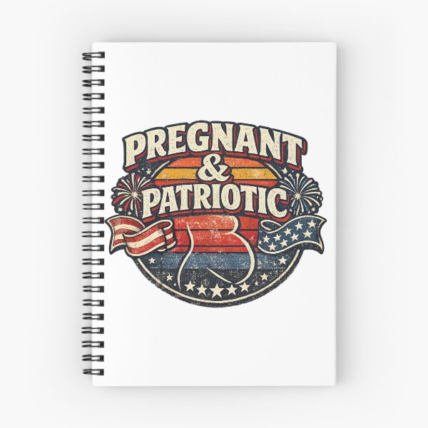 Item preview, Pregnancy 4th of July, Retro Vintage Style designed and sold by graphic-genie.