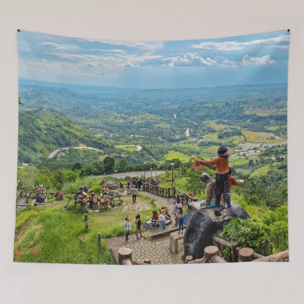 Item preview, The Overview Park, Quezon, Bukidnon - Mindanao, Philippines | Panoramic Highland Landscape Art designed and sold by Ross.A.Campbell.