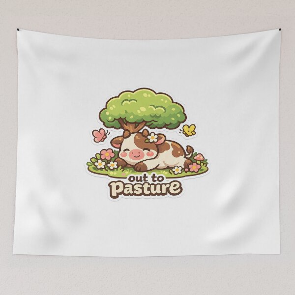 Item preview, Out to Pasture Cute Introvert Cow Design designed and sold by Naviora.