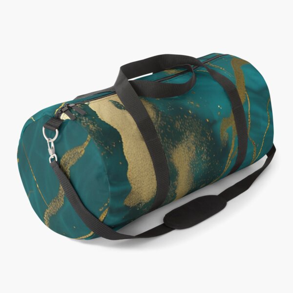 Item preview, Dark Teal Marble Texture with Gold Flecks designed and sold by BirdsnStuff.