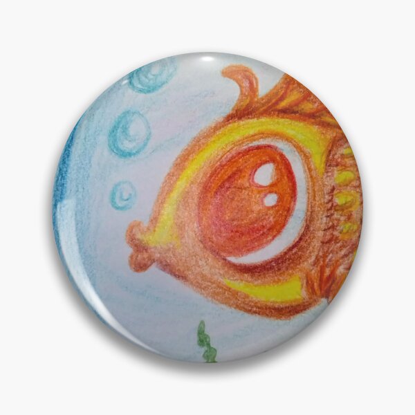 Item preview, Gold Fish In Fishbowl  designed and sold by ThoughtandDrawn.