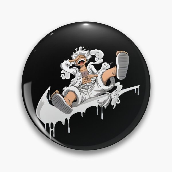 Item preview, The White Swoosh of Liberation - Luffy Gear 5 Drip Edition designed and sold by Teenkai.