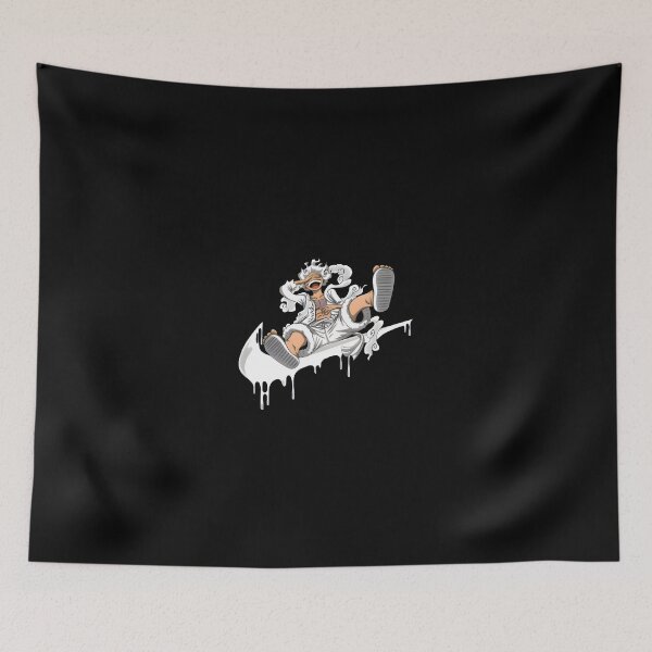 Item preview, The White Swoosh of Liberation - Luffy Gear 5 Drip Edition designed and sold by Teenkai.