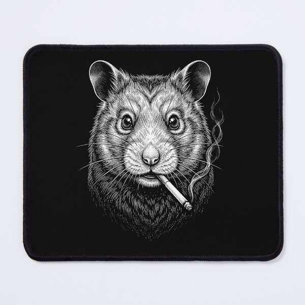 Item preview, Funny Hamster Smoking Meme Animal Lover designed and sold by DoodleTortle.