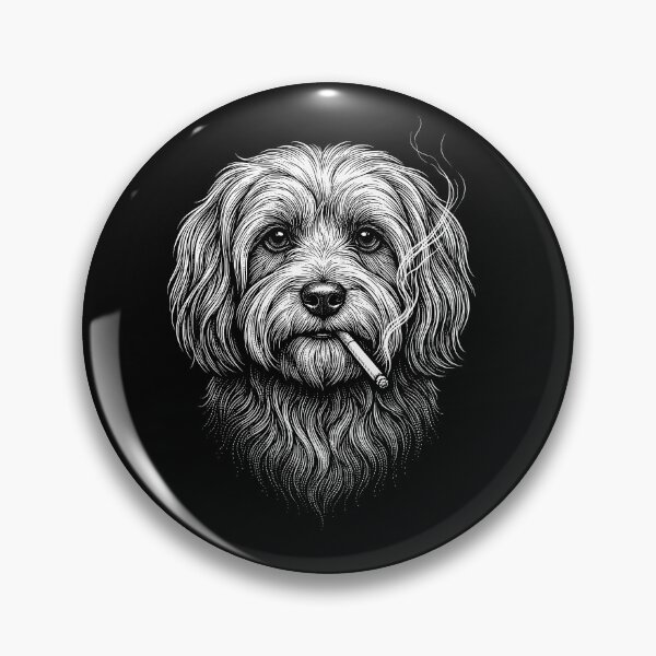 Item preview, Funny Havanese Smoking Meme Dog Owner designed and sold by DoodleTortle.