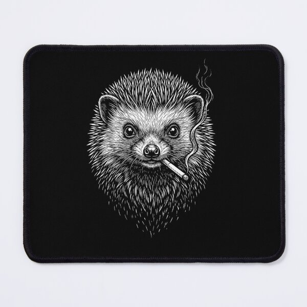 Item preview, Funny Hedgehog Smoking Meme Animal Lover designed and sold by DoodleTortle.