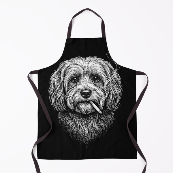 Item preview, Funny Havanese Smoking Meme Dog Owner designed and sold by DoodleTortle.