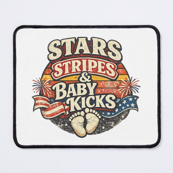 Item preview, Pregnancy 4th of July, Retro Vintage Style designed and sold by graphic-genie.