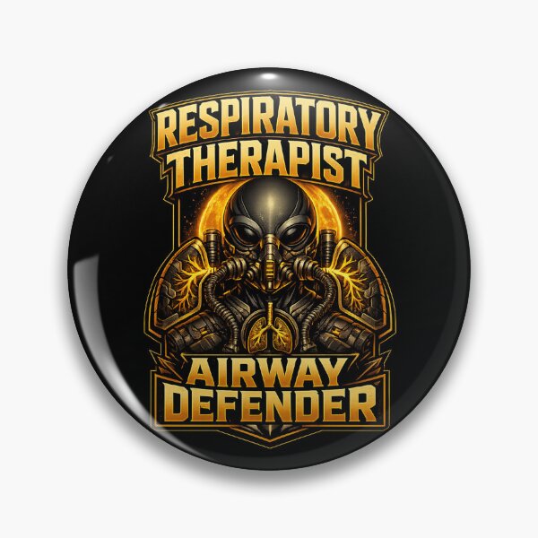 Item preview, Cool Gothic Alien Respiratory Therapist Airway Defender Cyberpunk Medical Sci-Fi Design For Respiratory Care Week designed and sold by ClinicalHubs.