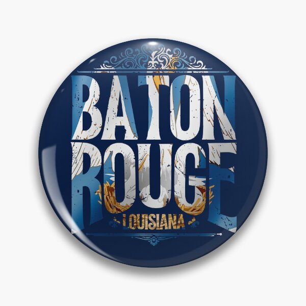 Item preview, Baton Rouge Louisiana State Flag Text designed and sold by LIBERTYMODE.