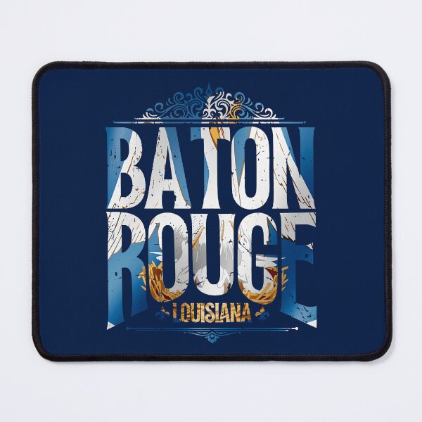 Item preview, Baton Rouge Louisiana State Flag Text designed and sold by LIBERTYMODE.
