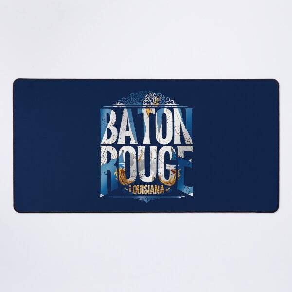 Item preview, Baton Rouge Louisiana State Flag Text designed and sold by LIBERTYMODE.