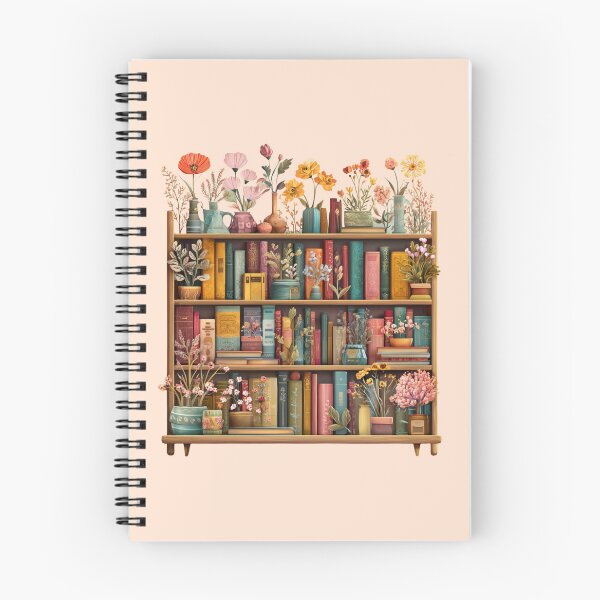 Item preview, Flowers Bookshelf designed and sold by bubblyrainbow.