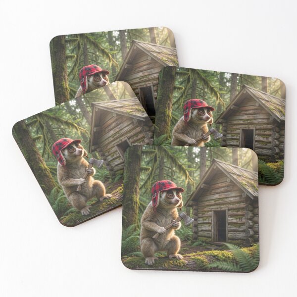 Item preview, The Slow Loris Lumberjack Who Tamed the Frontier designed and sold by Tridentulus.