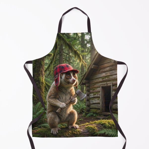 Item preview, The Slow Loris Lumberjack Who Tamed the Frontier designed and sold by Tridentulus.