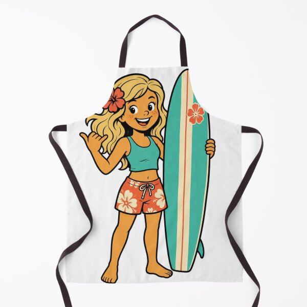 Item preview, Beach Babe Surfer Girl designed and sold by LevelUpReads.