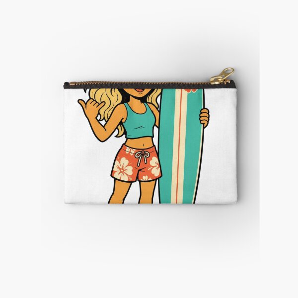 Item preview, Beach Babe Surfer Girl designed and sold by LevelUpReads.