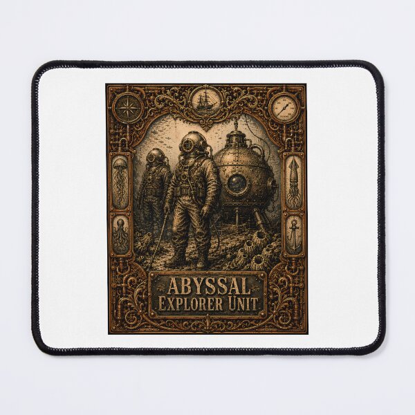 Item preview, Abyssal Explorer Unit Steampunk Deep Sea Vintage designed and sold by chattsuede.