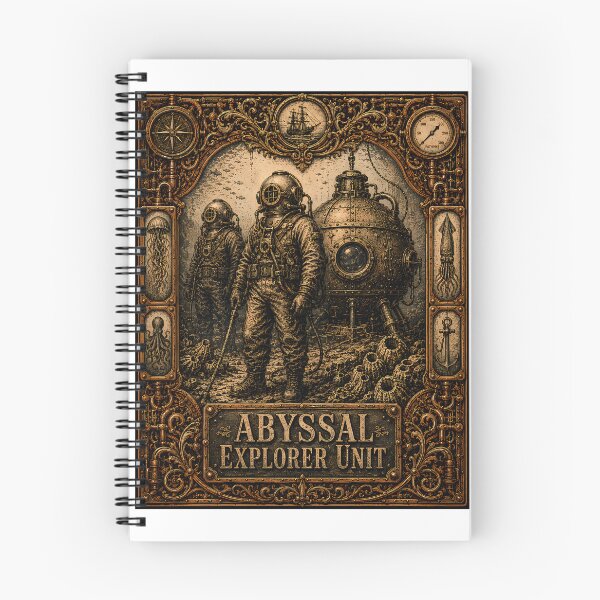 Item preview, Abyssal Explorer Unit Steampunk Deep Sea Vintage designed and sold by chattsuede.