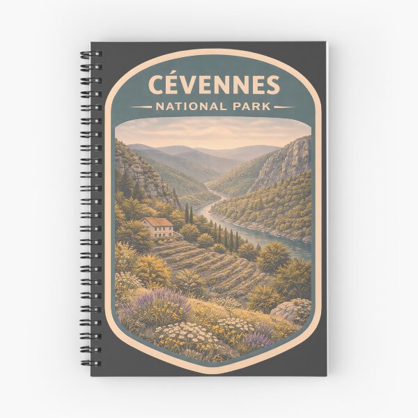Item preview, Vintage French National Park Prints: Cévennes National Park designed and sold by PinUpPizzazz.