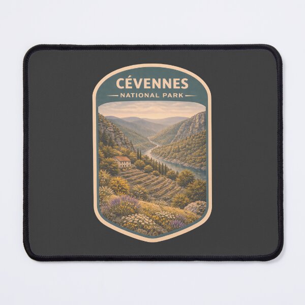 Item preview, Vintage French National Park Prints: Cévennes National Park designed and sold by PinUpPizzazz.