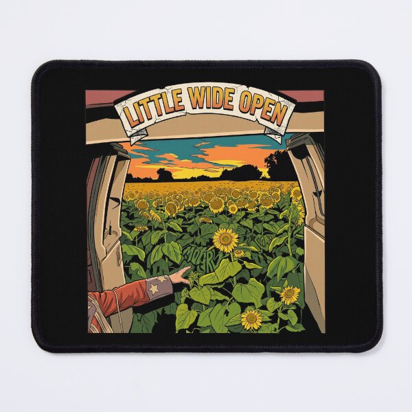 Item preview, Retro Little Wide Open Sunflower Field Van Life Americana designed and sold by TopKult.
