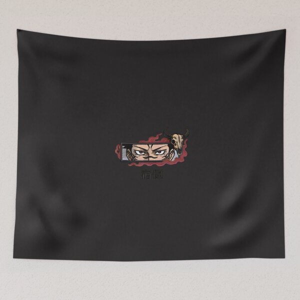 Item preview, Sukuna's Cursed Regalia - Embroidered Evil Eye Panel designed and sold by Teenkai.