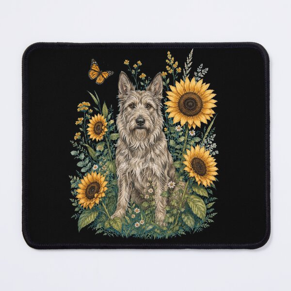 Item preview, Berger Picard With Sunflower Cottagecore Art Dog Owner designed and sold by TerryConnells.