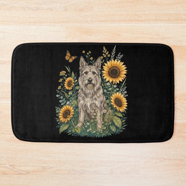 Item preview, Berger Picard With Sunflower Cottagecore Art Dog Owner designed and sold by TerryConnells.