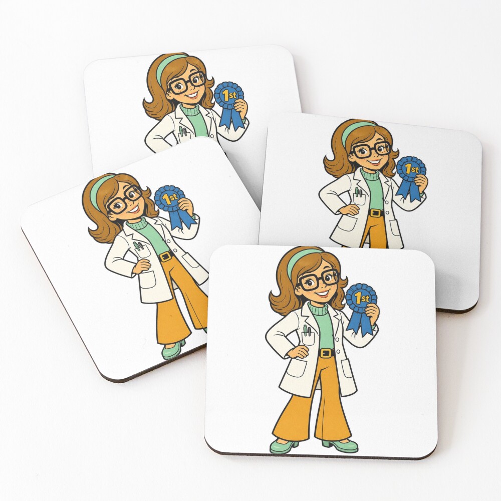 Item preview, Coasters (Set of 4) designed and sold by LevelUpReads.