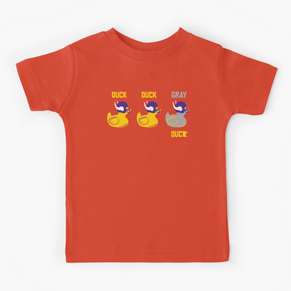 Duck Duck Gray Duck - Vikings celebration Kids T-Shirt for Sale by  timothy-fletch