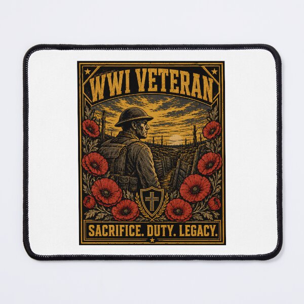 Item preview, WWI Veteran Sacrifice Legacy Remembrance designed and sold by chattsuede.
