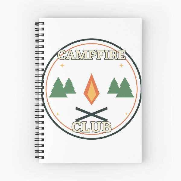 Item preview, Campfire Club Insignia de Camping Outdoor designed and sold by Cozy Oddities Studio.