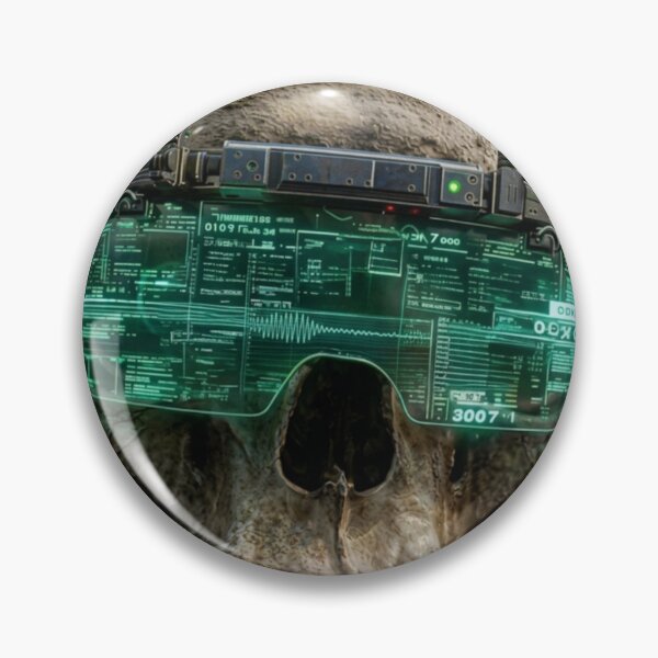 Item preview, Cyberpunk Skull designed and sold by IMOBILYARI.