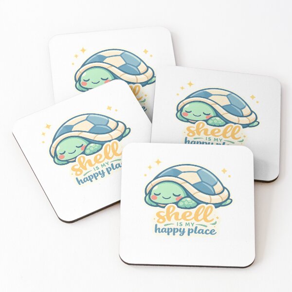 Item preview, Shell Is My Happy Place Cute Turtle Design designed and sold by Naviora.