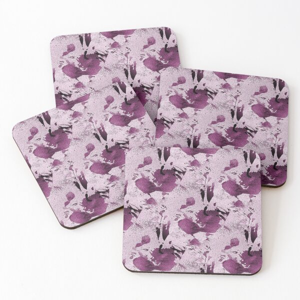 Item preview, Monochromatic Olive Pink Underwater Abstract Pattern designed and sold by Artistestella.