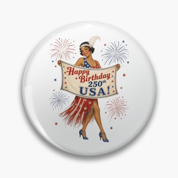 Item preview, USA Roaring 20s Birthday Wish 250 Years  designed and sold by Shop USA.