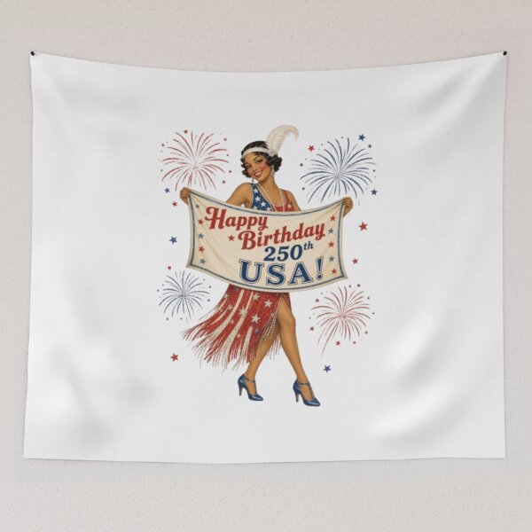 Item preview, USA Roaring 20s Birthday Wish 250 Years  designed and sold by Shop USA.