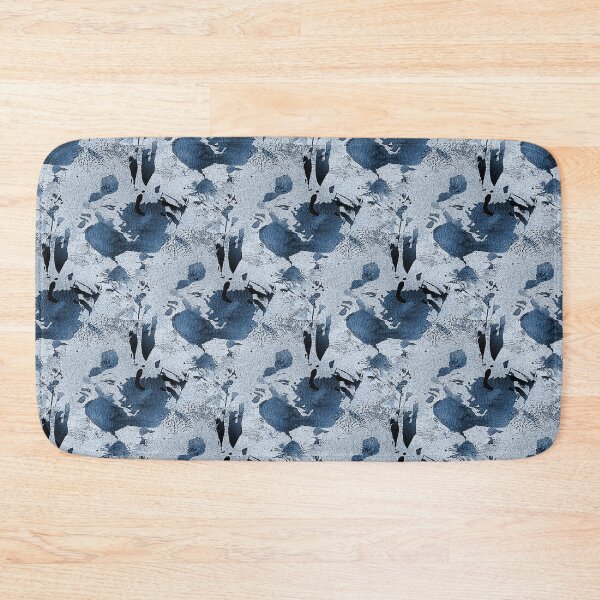 Item preview, Monochromatic Blue Underwater Abstract Pattern designed and sold by Artistestella.
