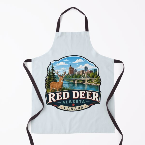 Item preview, Red Deer, Alberta, Canada -   River Bridge Cityscape designed and sold by Myra365Art.