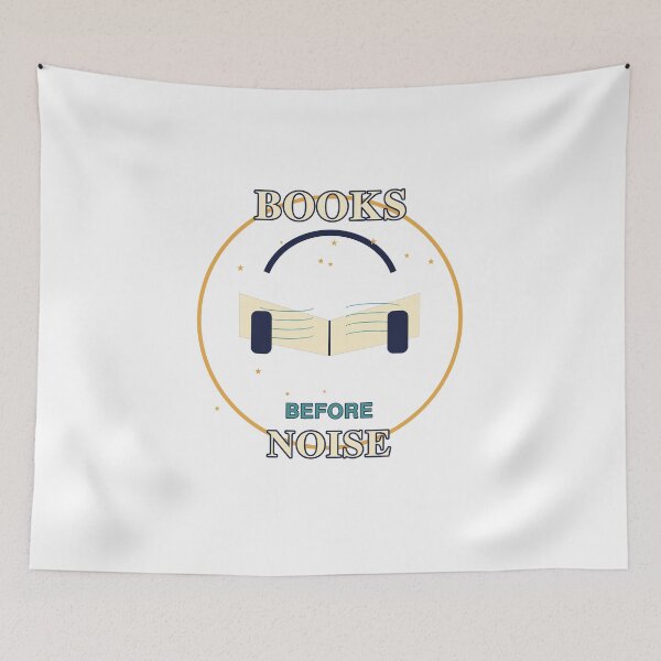 Item preview, Books Before Noise Reader Design designed and sold by Cozy Oddities Studio.